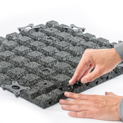 Gymfloor - Rubber Tile System - Verbinder-Frog