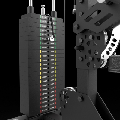 ATX Latzug und Ruderzug LMSW-700 - 115 kg Steckgewichte