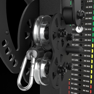 ATX Latzug und Ruderzug LMSW-700 - 115 kg Steckgewichte