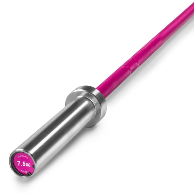 Technik Bar 7,5 kg - Pink - extra leichte Aluminium Hantel