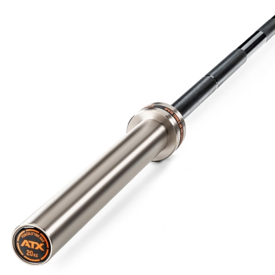 ATX Powerlifting Training Bar - 165K - Black Oxid/Chrom