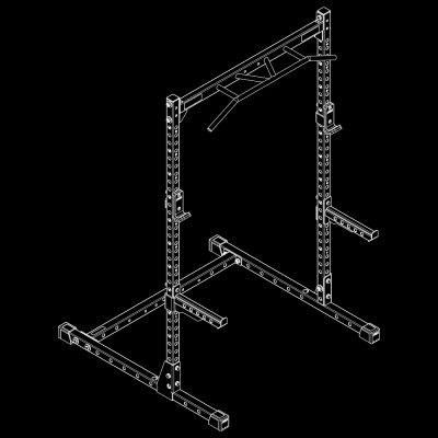 ATX Half Rack 510 - H�he 195 cm