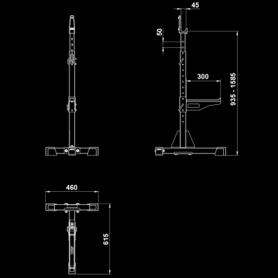 ATX Free Stands - Hantel Rack 510