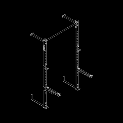 ATX� Half Rack - Hantel Rack - Kniebeugen-Rack - H 210 cm