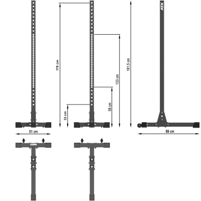ATX� Free Stands Hantel Rack 650 SD
