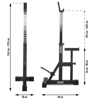 ATX� Free Stands 750 - Hantel Rack
