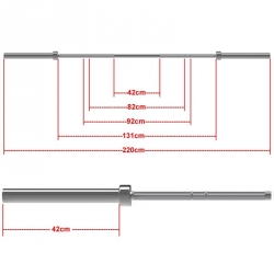 ATX Women Bar 15 kg - 200 cm