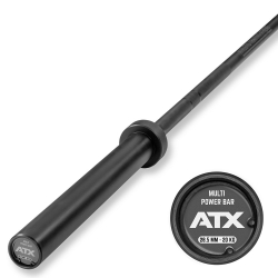 ATX Cerakote Multi Bar - Langhantelstange in Graphite Black