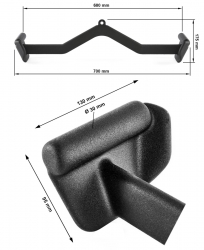 ATX Lat Foam Grip - Latzug Griff 75 cm