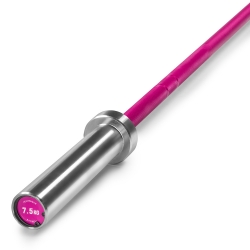 Technik Bar 7,5 kg - Pink - extra leichte Aluminium Hantel