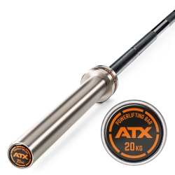 ATX Powerlifting Training Bar - 165K - Black Oxid/Chrom