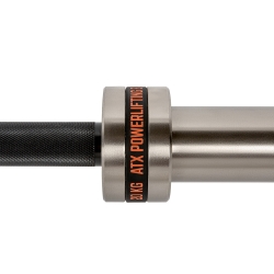 ATX Powerlifting Training Bar - 165K - Black Oxid/Chrom
