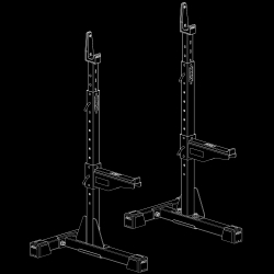ATX Free Stands - Hantel Rack 510
