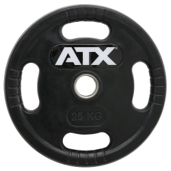 4-Grip Hantelscheiben - Gummi - 50 mm - ATX Logo